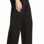Frank & Eileen  Catherine Favorite Cropped Wide-Leg Sweatpant Black Women's Large Photo 0
