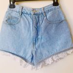 High Waisted Vintage Denim Shorts Blue Size 2 Photo 0