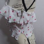 Sky to Moon Asymmetrical Ruffle Tube Top Strapless Backless Bandeau Top Size L White Size L Photo 6