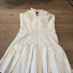 White strapless, tennis skirt dress Size XS Photo 2