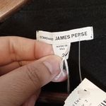 James Perse  Black Collared Mini Dress Short Sleeve Made In USA COCTAIL sz 2 Photo 1