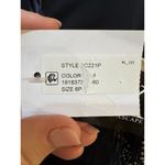 XScape  Women's Sheer Matte Jersey Maxi Dress with Beaded Sleeves Size 6P Wedding Photo 6