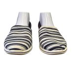 Clarks Breeze Step ll‎ Cloud Steppers Navy/White Ladies Size 12 Slip On Shoes White Photo 2