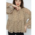 SCOTTSDALE FLUTTER SLEEVE BLOUSE Size undefined Photo 3