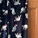 Navy Polar Bear Pajama Pants Size Small Unisex NEW Blue Photo 1