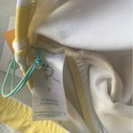 Kona Sol Yellow/White Striped Square Neck  Medium Coverage One Piece Swimsuit 
Size M‎ Photo 6