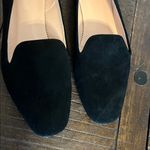 J.Crew $158 Suede Smoking Slipper Loafer Suede Leather Flat Black Sz 9 Photo 5