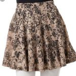 Joe Benbasset ⭐️NWOT⭐️ Lace Black & Tan Skater Skirt Photo 0