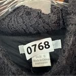 Glamorous  Sleeveless Cropped High Neck Crop Top Lace Small Black Photo 8