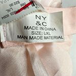 New York & Company Pink Flower Chain Link Belt Silver Tone Large/XL (L/XL) ✨ Photo 11