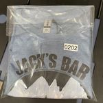 Gildan Graphic Tee XL Heather Blue Softstyle NWT Jack's Bar Virgin River Fishing Photo 6