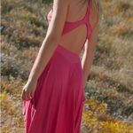 Free People Fp beach black Bethany Midi dress size large Photo 8