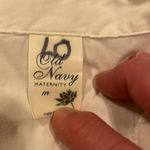 Old Navy  maternity white shirt size M Photo 1