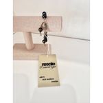 Woven Cord Round Pyrite Beaded Bracelet Obsidian Black Women's Photo 1