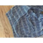 J. McLaughlin  size 4 Gingham Stretch Navy/White Check Straight Leg Pants Photo 2