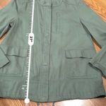 Eileen Fisher Green Organic Cotton Army Utility Cargo Jacket Size PM Photo 5
