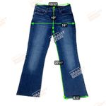 Lucky Brand Sweet Boot Cut Mid Rise Jeans Med-Dark Wash Stretch Denim Size 12/31 Photo 7