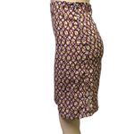 Free People  Chiffon Lightweight Printed Zip Back Imported Midi Skirt Juniors 3 Photo 1