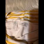 Aerie  Stylish Striped High-Waisted Bikini Bottom - Yellow & White Medium Photo 1