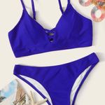 SheIn Blue Swimsuit Photo 0