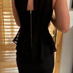 Forever 21 Black Mini Dress With Ruffle Photo 0
