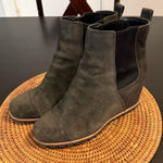 UGG  wedge Stylish Grey Suede Ankle Boots size 11 women’s waterproof Photo 0