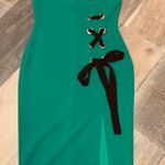 Fitted midi dress kelly green size M Size M Photo 4