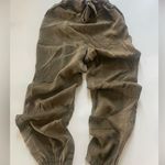 Intermix  Green Khaki Cupro Paper Pant Size 2 Photo 0