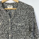 Anthropologie  Holding Horses Zellige Black & White Bird Print Long Sleeve 4 Photo 2