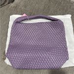 Chic Purple Woven Hobo Bag Set Photo 2