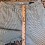 NO END Denim Wide Leg Light Wash Stripes USA Made Women’s Size 28 Blue Photo 12