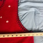 Coldwater Creek Womens Red Snowman Ugly Christmas Sweater Vest 1X XL Embroidered Photo 2