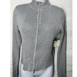 Arizona Jeans arizona jean company Zip Up sweater Gray Extra-large Cropped Photo 4