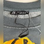 ZARA  Women’s Oversized Pop Art Graphic Icon Sweatshirt Gray/Multi Size L NWOT Photo 7
