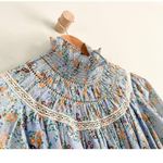 Hunter Bell | NWT Ryan Dress Ditsy Blue Floral | Sz XS Photo 4