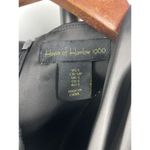 House of Harlow 1960 Black‎ Satin Crossover Front Sleeveless Crop Blouse Size S Black Photo 2