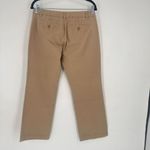 Gap  Women's Flat Front Straight Ankle Pants‎ Classic Khaki Medium Wash Size 4 Photo 5