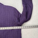 Alfred Dunner Suit Jacket Blazer Womens 12P Purple Long Sleeve Open Front Photo 5