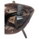 joe's jeans New Tote Bag Womens Large Brown Vegan Leather Purse Travel Classic Photo 13