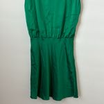 Amanda Uprichard  Green 100% Silk Mini Dress Size: M Photo 8