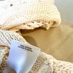 Lucky Brand Cream Open-Knit Sweater Photo 6