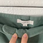 Loft Ann Taylor  the Riviera Short, teal aqua green chino size 4 Photo 3