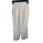 Urban Outfitters ‎ Outfitters Ivory Cotton & Viscose Pleated Tapered Pants X SMALL NWT Photo 4