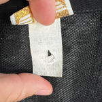 Vintage RIO Black Feather Fringe Jacket Rhinestone Buttons Semi Sheer Size M Size M Photo 11