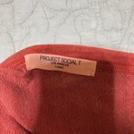 Project Social T Womens Criss Cross Back...sweatshirt Rust Color X Small Photo 4