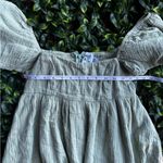 Princess Polly  Sage Green Smocked Dress Photo 4