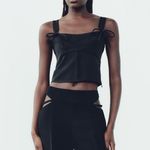 ZARA Bow Corset Top Photo 0