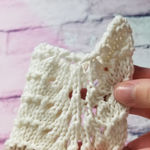 Sun & Shadow  WOOL MOHAIR OPEN CROCHET KNIT FOLDOVER COWL NECK SWEATER M Photo 12