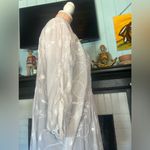 True Grit Sheer Buttonup W/ White Floral Embroidery & Tuxedo Style Front Panels XL Photo 2