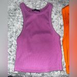 ZARA Bundle of  Crop Tops Multicolor, Orange and Purple Size Small Photo 4